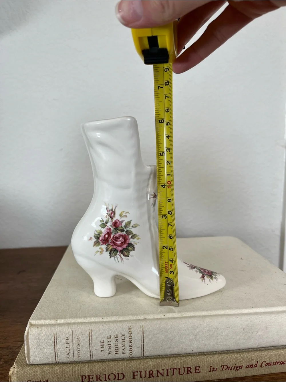 Victorian boot vase